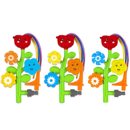 Assorted Ja-Ru&#xAE; Wiggly Flower Sprinkler Water Activity Toy, 1pc.